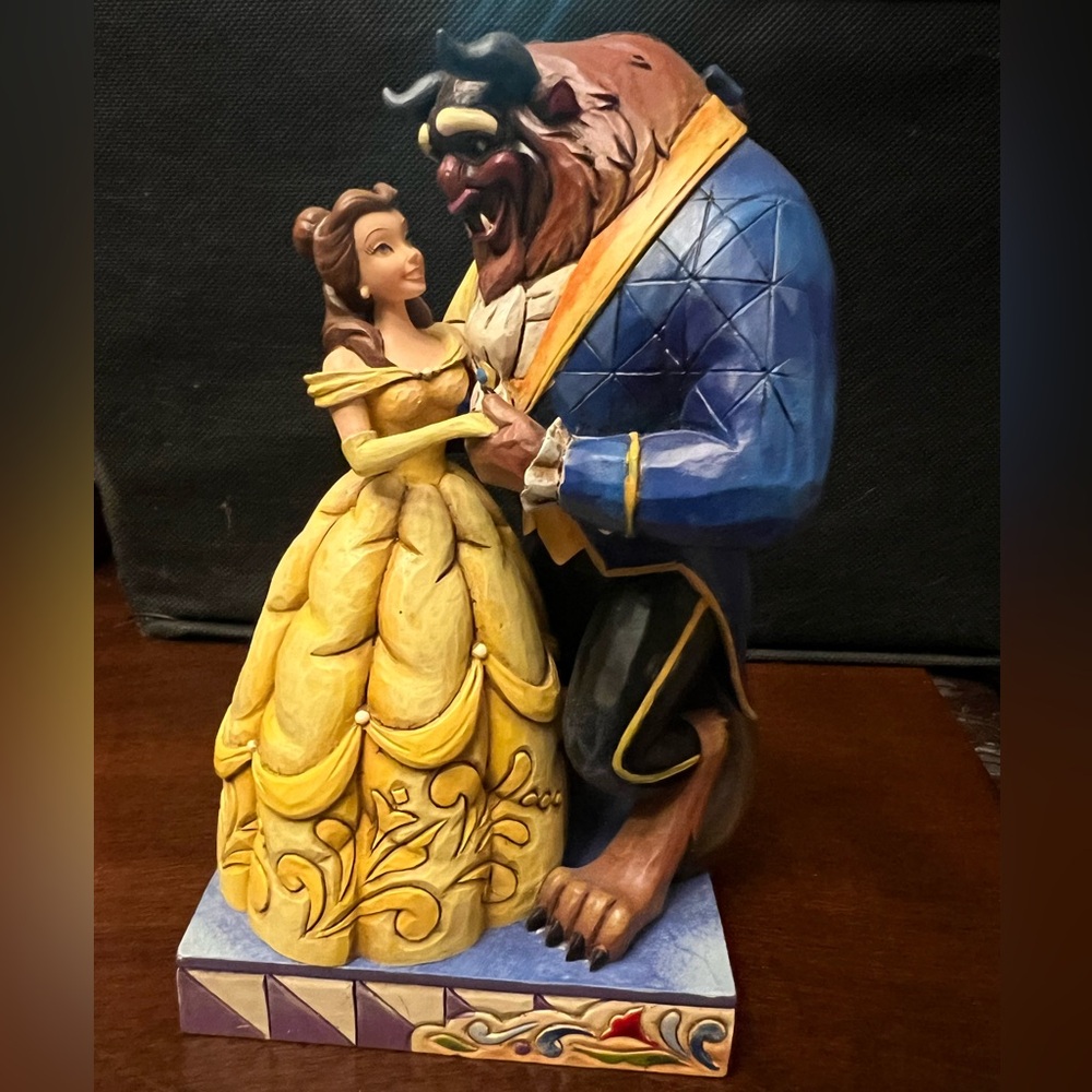 Beauty Belle and the Beast “Love Conquers All” figurine by Disney Traditions